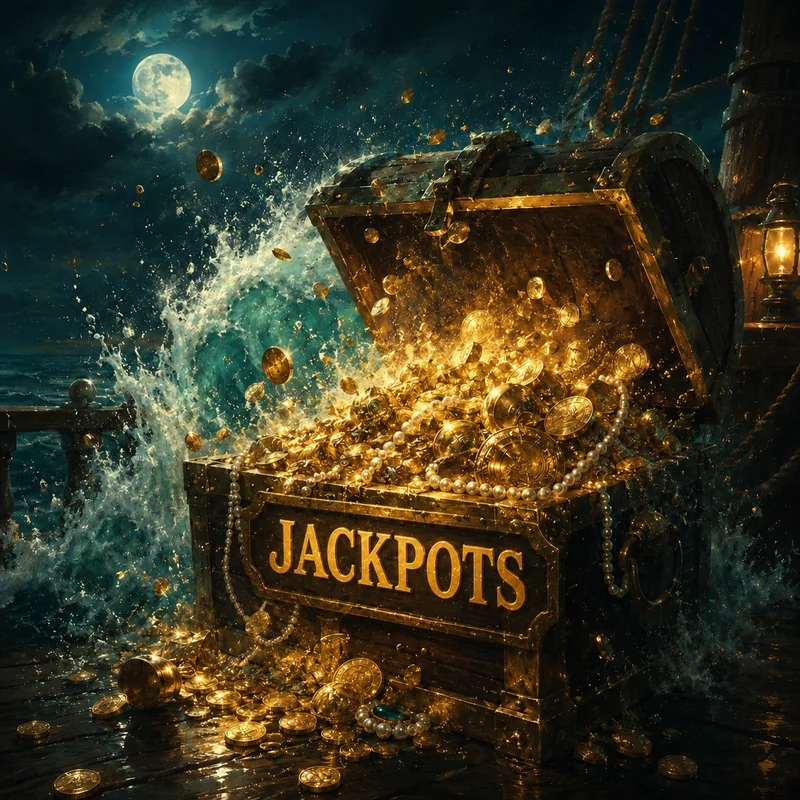 Captain Cooks Casino progressive jackpots